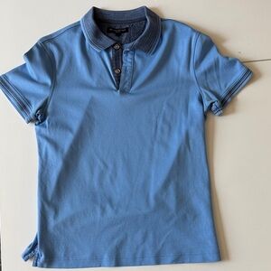 Banana Republic Light Blue Polo Shirt